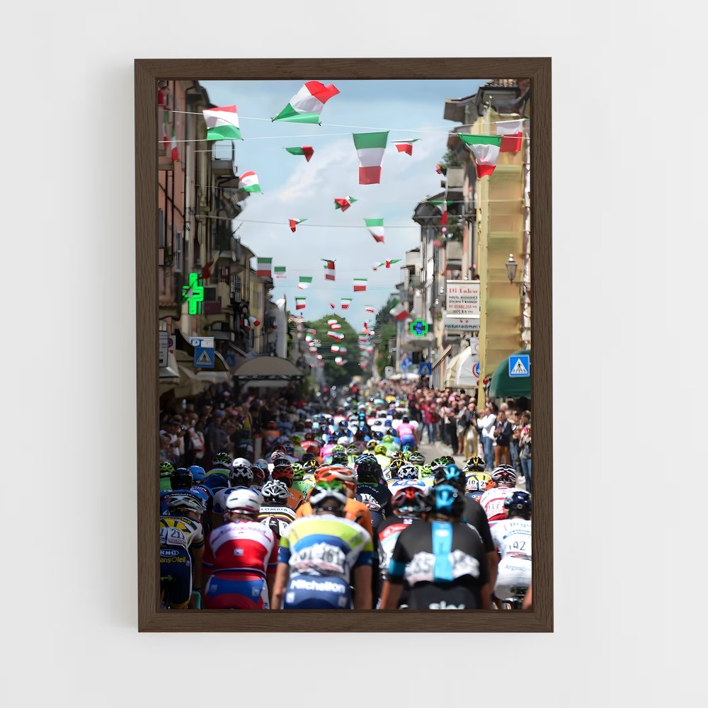 Poster Sprint à l'Italienne – affiche Cyclisme (vue 5)